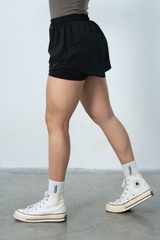 Quần Short Thể Thao 2 Lớp ANYWEAR - Đen