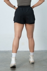 Quần Short Thể Thao 2 Lớp ANYWEAR - Đen