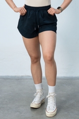 Quần Short Thể Thao 2 Lớp ANYWEAR - Xanh Đen