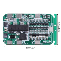 Mạch Pcb 6s 12a 24v Bms Bảo Vệ Pin Lithium 18650