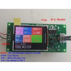 Mạch timer có cân bằng áp chế máy hàn cell siêu tụ