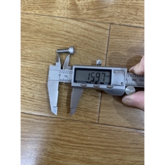 Ốc lục giác Inox M6 dài 2,2cm ren 1,6cm  + đai ốc