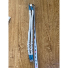 Cáp M50 trong suốt cho máy hàn cell Siêu Tụ + Kẹp Cos hai đầu siêu đẹp.