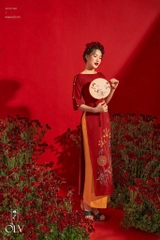 Áo dài Thương Hiệu OLV.BUOTIQUE