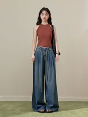 Quần Jean Ống Rộng Thương Hiệu Kuose