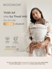 MOOIMOM Địu Em Bé Cao Cấp AiryKnit