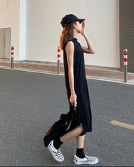 Đầm thun gân cao cấp