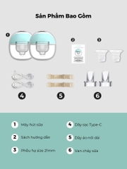Máy Hút Sữa Không Dây Cao Cấp MOOIMOM M3