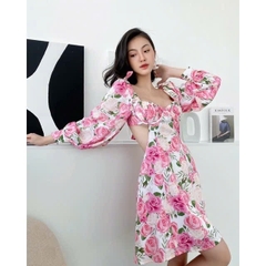Đầm Hoa Thương Hiệu Lamcoco