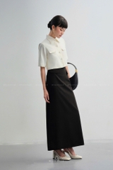 Áo shirt crop top cotton hàn
