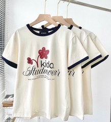 Áo thun tay ngắn cổ tròn thương hiệu Kido