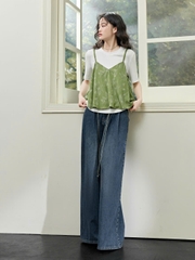 Quần Jean Ống Rộng Thương Hiệu Kuose