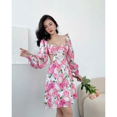 Đầm Hoa Thương Hiệu Lamcoco