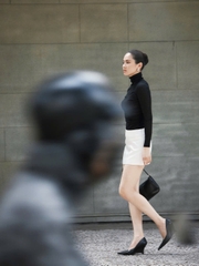 Chân váy mini tafeta Lorie skirt thương hiệu HUONG BOUTIQUE