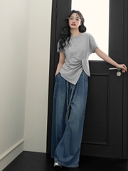 Quần Jean Ống Rộng Thương Hiệu Kuose