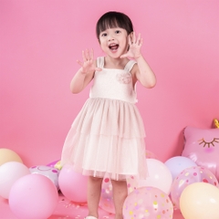 Đầm voan bé gái cotton Thương Hiệu Amino