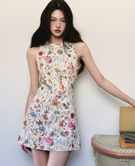 Đầm hoạ tiết hoa
