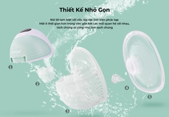 COMBO 1 CẶP MOOIMOM Máy Hút Sữa Không Dây Cao Cấp M3 - Wireless Electric Breast Pump M3 tặng kèm 2 phễu silicon hạ size