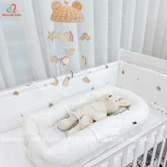 NÔI NGỦ CHUNG GIƯỜNG GOODNIGHT BABY MÀU TRẮNG
