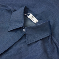 Kane Shirt - TIT.Elegant - Áo sơ mi thiết kế cổ Đức chất liệu thô jean mặt kate