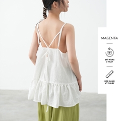 Áo 2 dây form xòe có dây rút vai thương hiệu MAGENTA