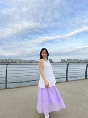 Áo 2 dây form xòe có dây rút vai thương hiệu MAGENTA