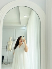 Đầm dài xếp ly tay bồng thương hiệu BACIAMI BLOOM