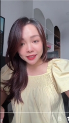 Đầm tay bồng có túi