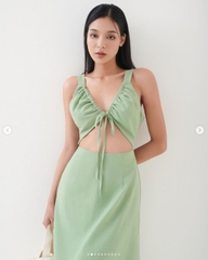 Đầm 2 dây dài có dây rút ngực của thương hiệu AMEGON