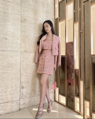 Set đồ áo, váy và vest vải tweed của thương hiệu Hương Boutique