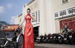 Set áo dài và quần thương hiệu CEM