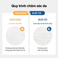 Hộp 60 miếng bông cà rốt làm dịu mẩn đỏ và mát da Carrot Carotene Calming Water Pad của SKINFOOD
