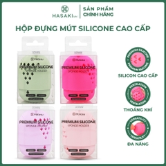 Hộp Đựng Bông Mút Cao Cấp Hotosu Premium Silicone Sponge Holder Hasaki Sản Phẩm Chính Hãng