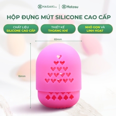 Hộp Đựng Bông Mút Cao Cấp Hotosu Premium Silicone Sponge Holder Hasaki Sản Phẩm Chính Hãng