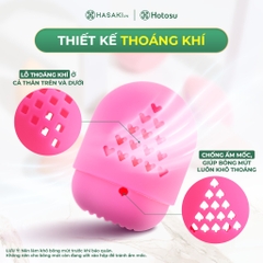 Hộp Đựng Bông Mút Cao Cấp Hotosu Premium Silicone Sponge Holder Hasaki Sản Phẩm Chính Hãng