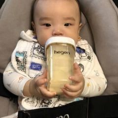 Bình sữa Hegen PPSU 240ml núm ti size M từ 3 – 6 tháng