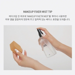Xịt khoáng khóa nền Chai Xịt 3CE Giữ Lớp Trang Điểm Bền Màu 100ml | Official Store Face Make up Cosmetic