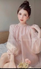 Set áo tơ hồng thương hiệu HESTIA