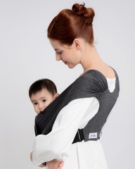 Địu Vải Cao Cấp EmBé Sling Dòng  Flex Plus Cho Bé Từ 0 Đến 24 Tháng Tuổi màu Charcoal