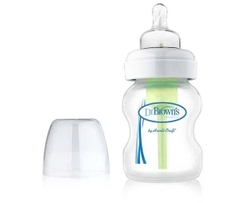 Bình sữa Dr.Brown’ cổ rộng 150ml nhựa PP Options +