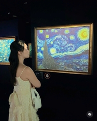 Đầm 2 dây ren hoa 2 lớp thương hiệu Sò Vintage