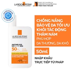 Sữa Chống Nắng Mỏng Nhẹ Lâu Trôi Giúp Bảo Vệ Da Tối Ưu La Roche-Posay Laboratoire Dermatologique Anthelios Uvmune 400 Invisible Fluid 50ML