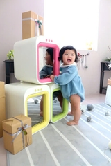 Máy tiệt trùng sấy khô, khử mùi bằng tia UV Upang, Màu Hồng