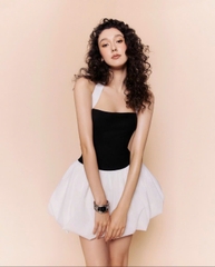 Đầm Liscy Bubble Mini Balck & White thương hiệu ITSCICICO