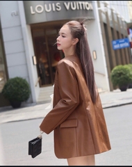 Áo khoác Vest da thương hiệu OM Design