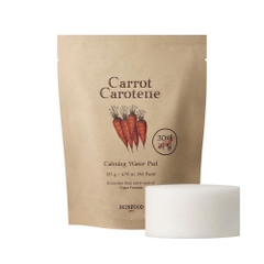 Tonerpad SKINFOOD cà rốt (Carrot Carotene Calming Water Pad) + 1 túi refill 30 miếng