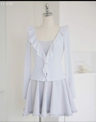 SET ĐẦM + ÁO KHOÁC THƯƠNG HIỆU FLANE