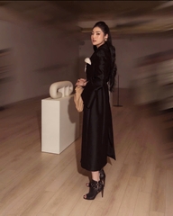 Áo khoác đen dáng dài Thương Hiệu Thương Hiệu NTK Lâm Gia Khang/Gia Studio