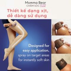 Xịt dưỡng thể Vaseline, Cocoa Radiant, dưỡng ẩm toàn thân, dành cho da khô, hàng Mỹ - Momma Bear 185gr