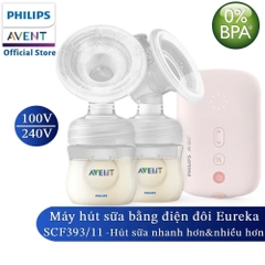 Máy hút sữa điện đôi Philips Avent Eureka SCF393.11